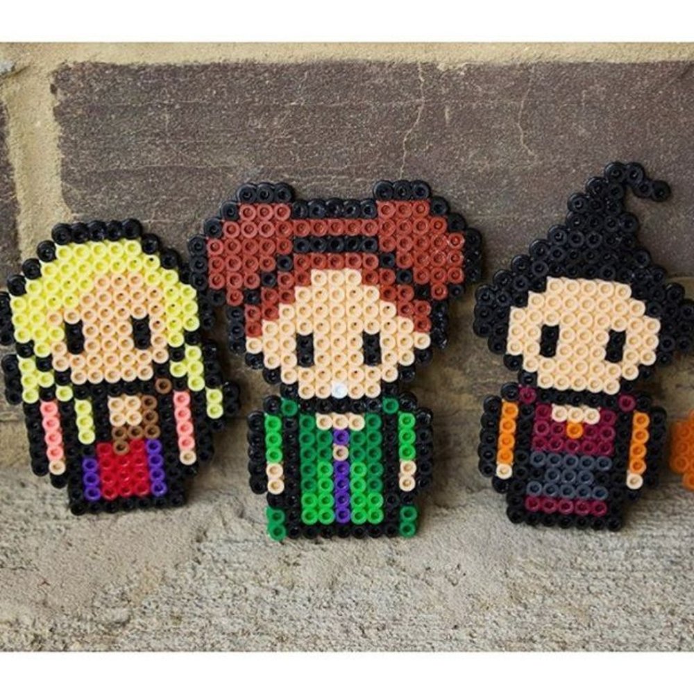Hocus pocus perler bead magnets